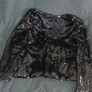 Black Sparkle Romper